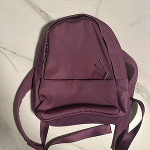 Zara purple mini backpack